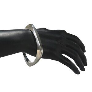 SUSANNA CRUZ 925 silver square shape bangle bracelet 35.29g Mexico
